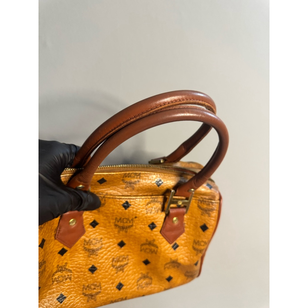 018. Vintage MCM Visetos Boston Bag (cognac) - Picture 2 of 15